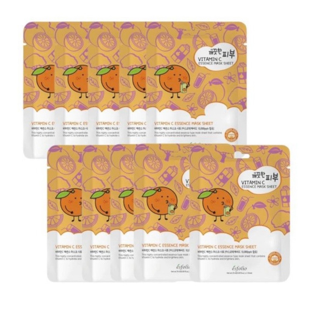 Esfolio Vitamin C Essence Mask Sheet Set